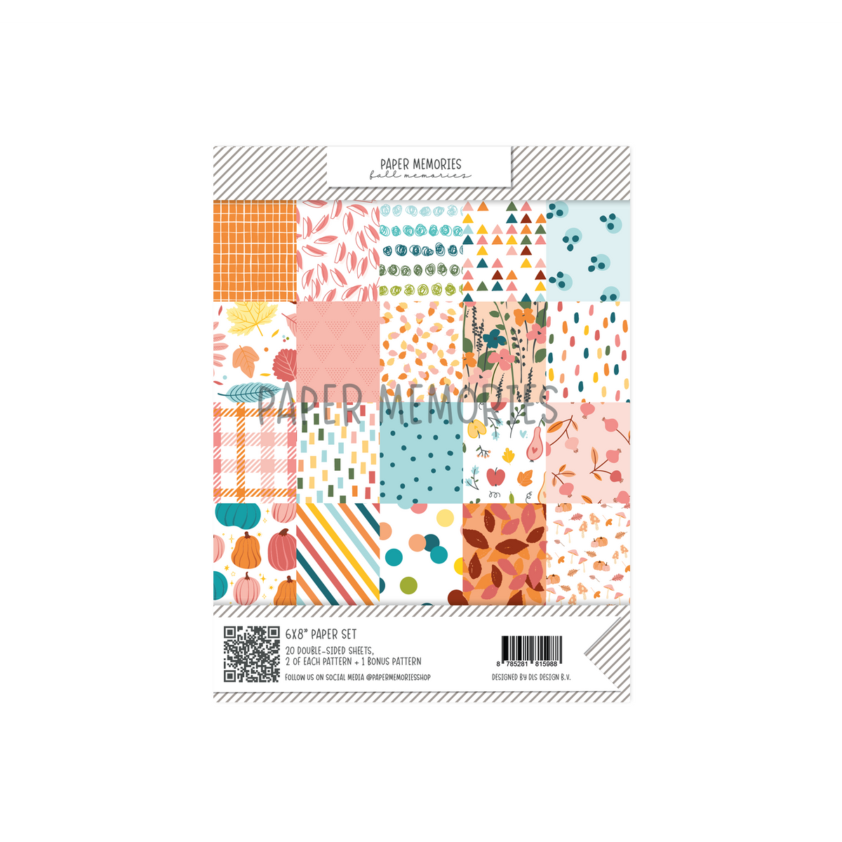 6x8" Papers Fall Memories