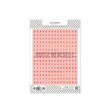 ABC Stickers Molly Coral Sands