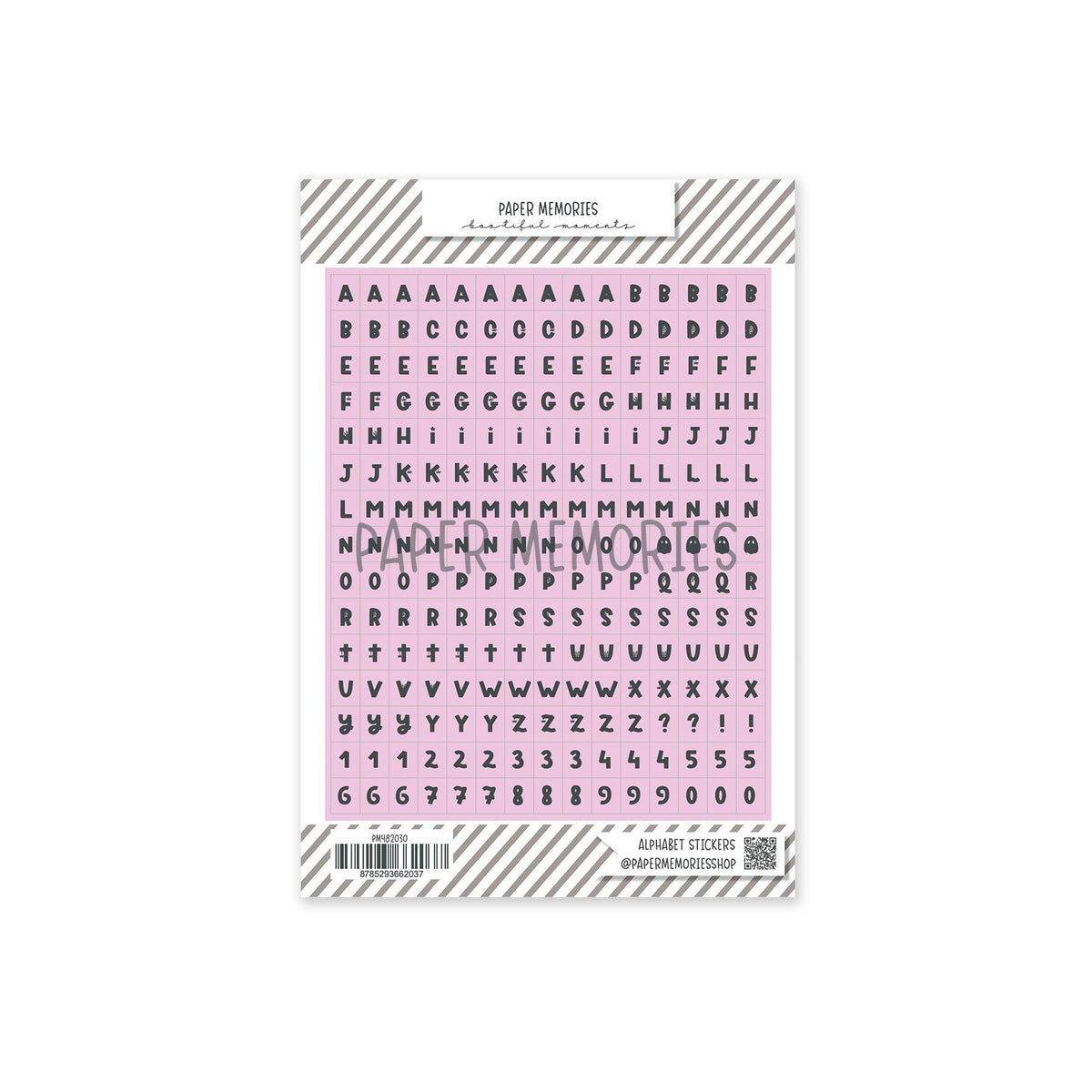 ABC Stickers Spooky Light Wisteria