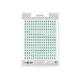 ABC Stickers Spooky Seafoam