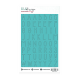 Alphabet Stickers Big Hunter Bright Blue