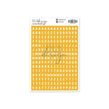 Alphabet Stickers Caleb Sunset