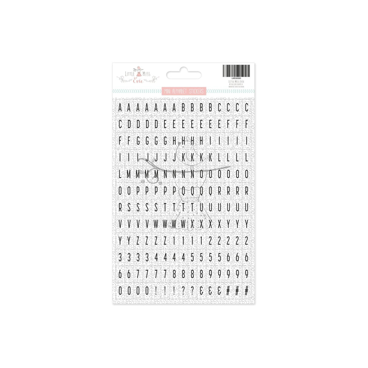 Alphabet Stickers Cheetah