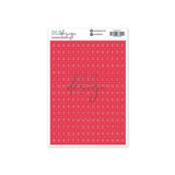 Alphabet Stickers Circus Bright Red