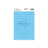 Alphabet Stickers Coco Azure