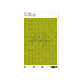 Alphabet Stickers Elsie Green Apple