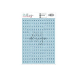 Alphabet Stickers Frankie Powder Blue