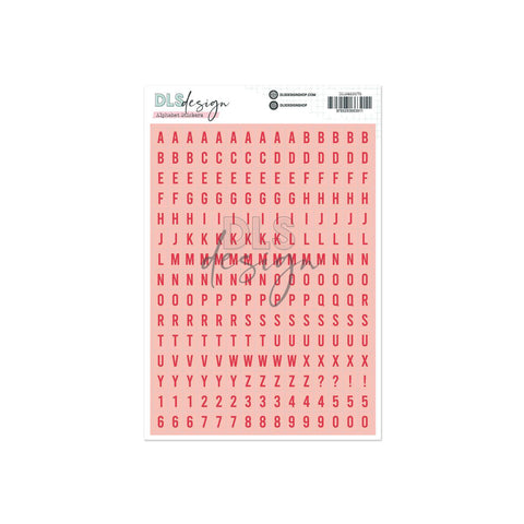 Alphabet Stickers Gilmo Coral