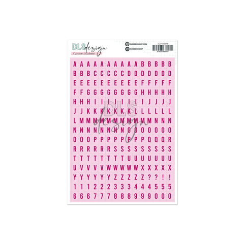 Alphabet Stickers Gilmo Peony