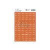 Alphabet Stickers Gilmo Rust