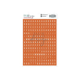 Alphabet Stickers Gilmo Rust