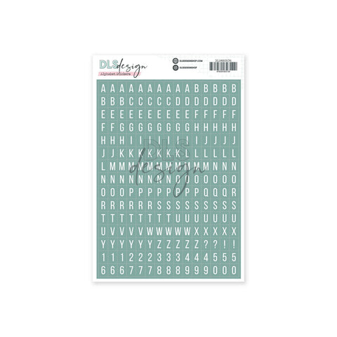 Alphabet Stickers Gilmo Seagreen