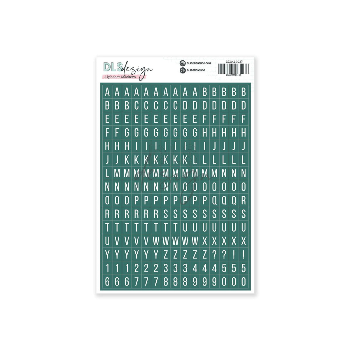 Alphabet Stickers Gilmo Seaweed