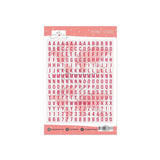 Alphabet Stickers Gilmo Worldmap