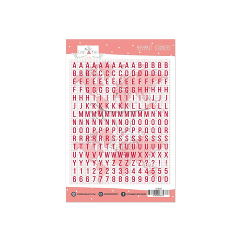 Alphabet Stickers Gilmo Worldmap