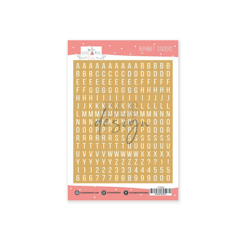 Alphabet Stickers Gilmo