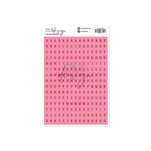 Alphabet Stickers Harper Cherry