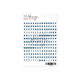 Alphabet Stickers Hudson Navy