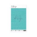 Alphabet Stickers Hunter Bright Blue