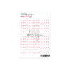 Alphabet Stickers Justin Pink