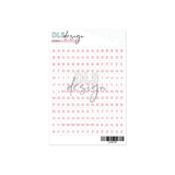 Alphabet Stickers Justin Pink