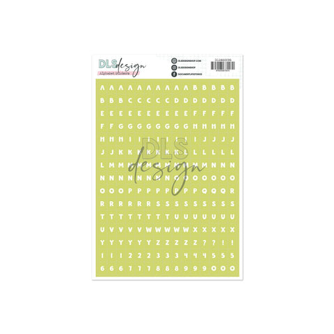 Alphabet Stickers Levi Matcha