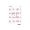Alphabet Stickers Magical Red