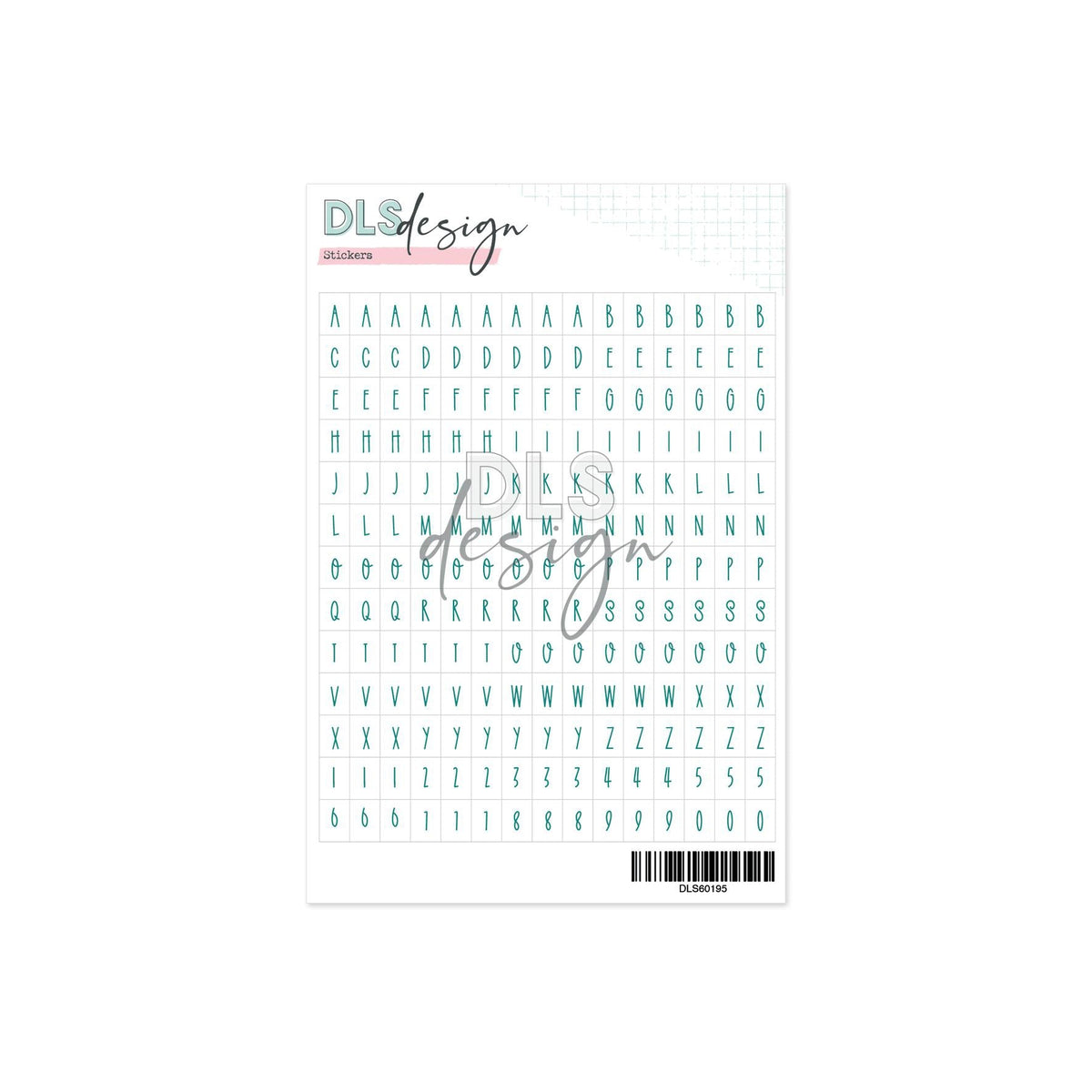 Alphabet Stickers Mila Peacock