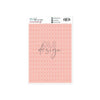 Alphabet Stickers Nina Coral Sands