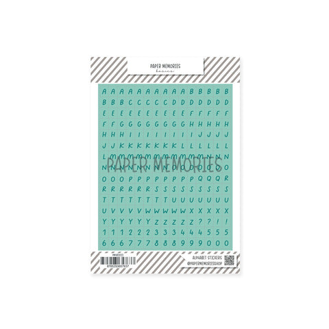 Alphabet Stickers Quinn Mint