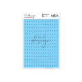 Alphabet Stickers Rosie Azure