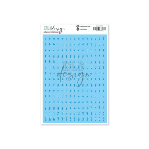 Alphabet Stickers Rosie Azure