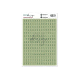 Alphabet Stickers Roxy Sage