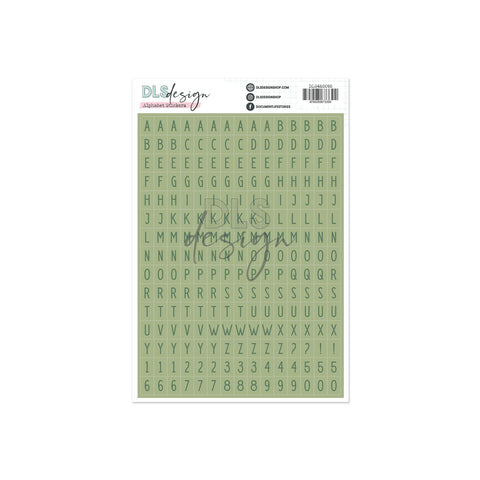 Alphabet Stickers Roxy Sage