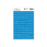 Alphabet Stickers Sally Azure Midnight