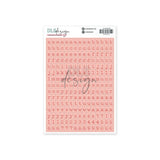 Alphabet Stickers Sally Coral