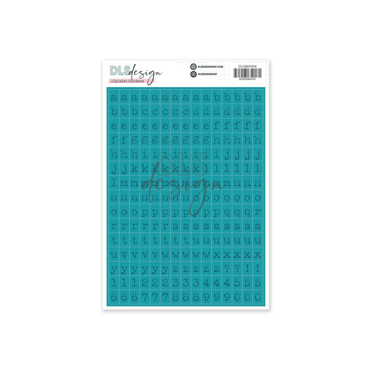 Alphabet Stickers Sally Petrol