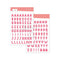 Alphabet Stickers Spooky Things - Candy Floss
