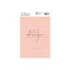 Alphabet Stickers Teddy Soft Peach