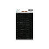 Alphabet Stickers Thin Black
