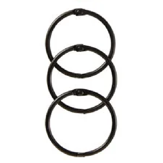 Book Binding Ring | Black 38mm