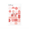 Chipboard Essential Shapes Coral