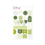 Chipboard Essential Shapes Green