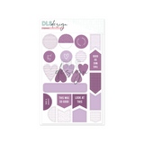 Chipboard Essential Shapes Purple