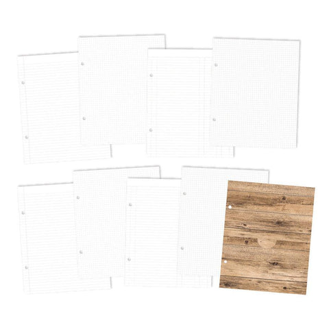 Chipboard album 6x8 Hickory