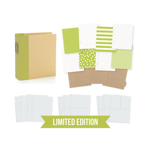 Chipboard album 6x8 Lime