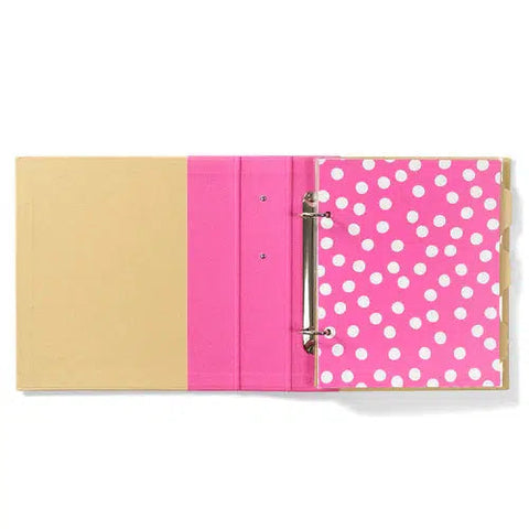 Chipboard album 6x8 Pink