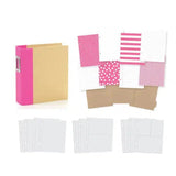 Chipboard album 6x8 Pink