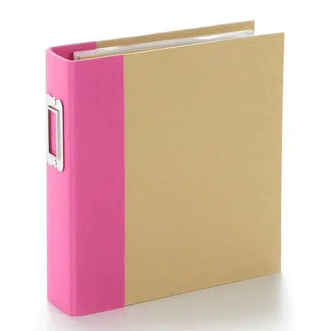 Chipboard album 6x8 Pink
