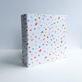 Chipboard album 6x8 Wide Spine Dots